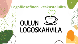 Tervetuloa Logoskahvilaan to 19.3. klo 17.30–19