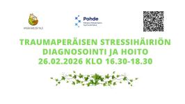 Verkkoluento traumaperäisestä stressihäiriöstä 26.2.2026 klo 16.30-18.30