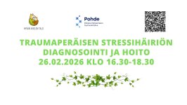 Verkkoluento traumaperäisestä stressihäiriöstä 26.2.2026 klo 16.30-18.30