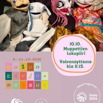 💚Maailman mielenterveyspäivänä: Muppetien lukupiiri Oulun Kirjamessuilla 🐚Muppetit osallistuvat Maailman mielenterveys...