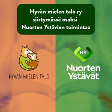 Hyvän mielen talo siirtymässä osaksi Nuorten Ystävät ry:n toimintaa Hyvän mielen talo ry:n ja Nuorten Ystävät ry:n halli...