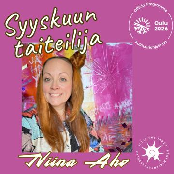 🌈Syyskuun taiteilija: Niina Aho Syyskuussa Voice the Taboo -kokonaisuudessa nähdään oululainen teatterintekijä, taideoh...