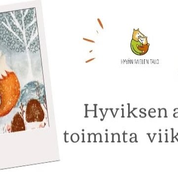 Toivotamme sinulle rentouttavaa ja hyvää viikonloppua – ota aikaa itsellesi ja nauti pienistä hetkistä 🧡 Hyviksen ketun...