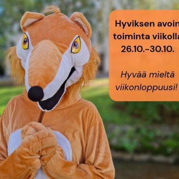 Tervetuloa mukaan toimintaamme jälleen ensi viikolla! Tässä kooste avoimesta toiminnasta. Viikon koko ohjelman ja mahdol...