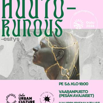 1. 🐚HUUTORUNOUSESITYS Perjantaina 5.6.2026 klo 18.00 Vaaranpuistossa Pesän avajaisissa (Kauppurienkatu 23) Oulu Urban C...