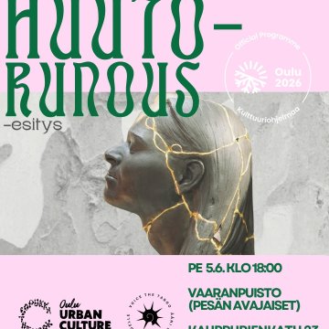 1. 🐚HUUTORUNOUSESITYS Perjantaina 5.6.2026 klo 18.00 Vaaranpuistossa Pesän avajaisissa (Kauppurienkatu 23) Oulu Urban C...