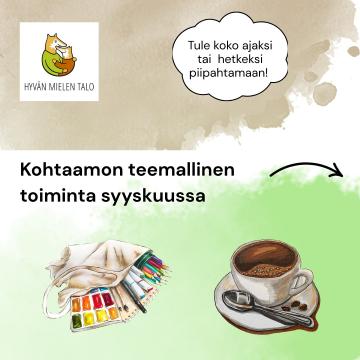 🍂 Tutustu Hyviksen Kohtaamon syyskuun ohjelmaan 🍂 Syyskuussa Kohtaamossa on luvassa yhdessäoloa, kiinnostavia teemoja ...
