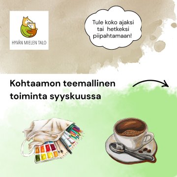 🍂 Tutustu Hyviksen Kohtaamon syyskuun ohjelmaan 🍂 Syyskuussa Kohtaamossa on luvassa yhdessäoloa, kiinnostavia teemoja ...