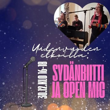 Tervetuloa Uuden vuoden etkoille huomenna 30.12. klo 16-18 Hyviksen Kohtaamoon. Nostetaan maljat menneelle ja uudelle al...