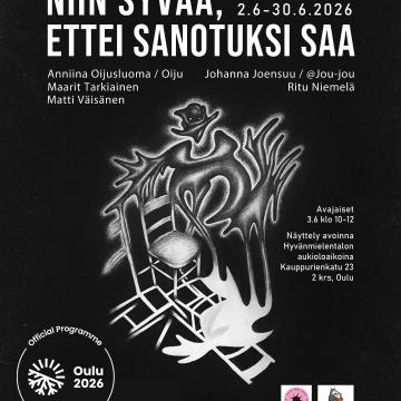 Jotkut asiat tuntuvat liian suurilta sanoiksi. Niin syvää, ettei sanotuksi saa kokoaa yhteen ITE-taiteilijoiden teoksi...