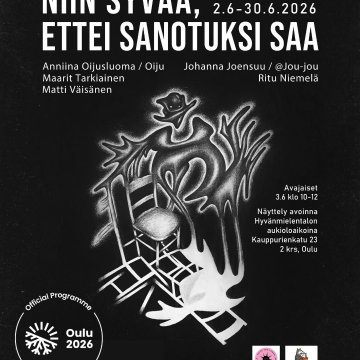 Jotkut asiat tuntuvat liian suurilta sanoiksi. Niin syvää, ettei sanotuksi saa kokoaa yhteen ITE-taiteilijoiden teoksi...