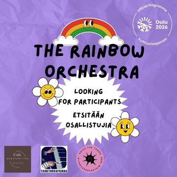 IN ENGLISH 🌈 RAINBOW ORCHESTRA Looking for participants! Join an open and inclusive sound and rhythm workshop exploring...