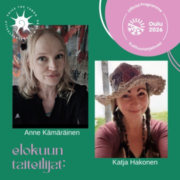🌻 ELOKUUN TAITEILIJAT Anne Kämäräinen & Katja Hakonen Lokakuussa Voice the Taboo -hankkeessa tutustutaan Anne Kämäräise...